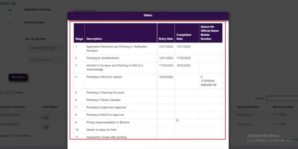 Mojini V3 Application Status In Detail